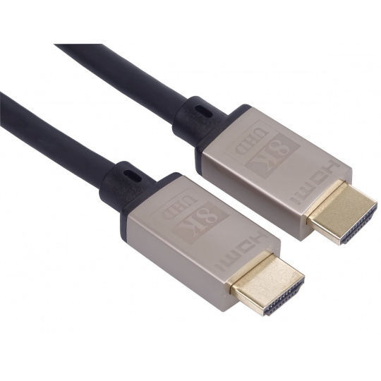 PremiumCord HDMI 2.1 High Speed + Ethernet kabel 8K@60Hz,zlacené 2m