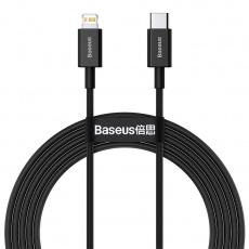 Baseus Datový kabel Superior Series USB-C/Lightning 20W 2m černý