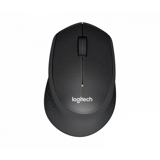 Logitech M330/Kancelářská/Optická/Pro praváky/1 000 DPI/Bezdrátová USB/Černá