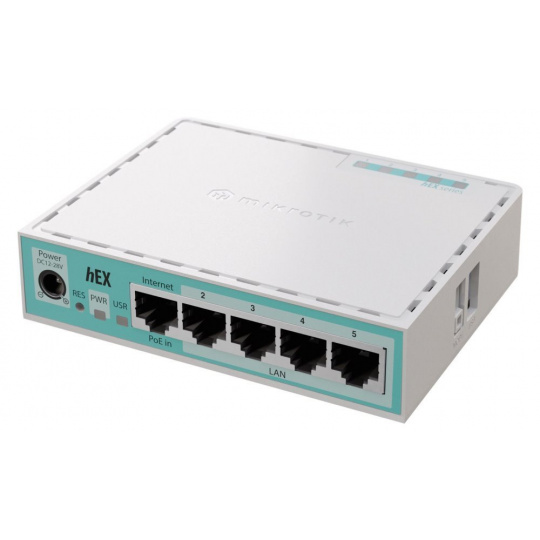 MikroTik E50UG, hEX (2024 version) s RouterOS L4, desktop