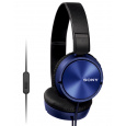 SONY sluchátka MDR-ZX310AP, handsfree, modré