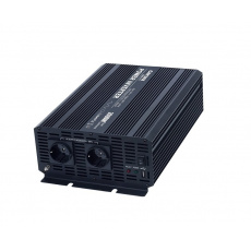 Napěťový měnič Carspa CAR2KU-24 24V/230V+USB 2000W, modifikovaná sinus