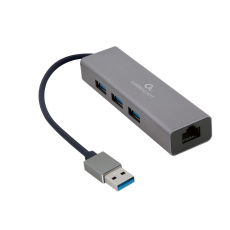 Gembird USB-A/LAN, 3x USB 3.0