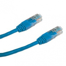 DATACOM Patch cord UTP CAT5E 7m modrý