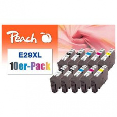 PEACH kompatibilní cartridge Epson No. 29XL, Combi pack (10), 4x Black 4x 15 ml, 2x Cyan, 2x Magenta, 2x Yellow 6x9,5 ml