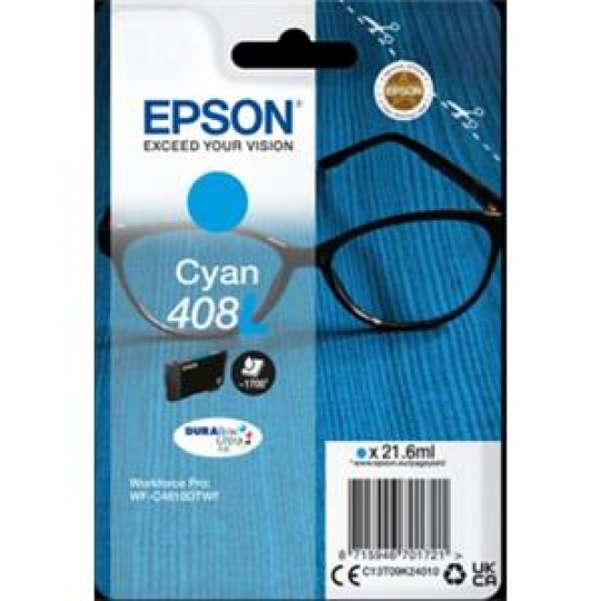 EPSON cartridge T09K2 cyan XL (brýle)