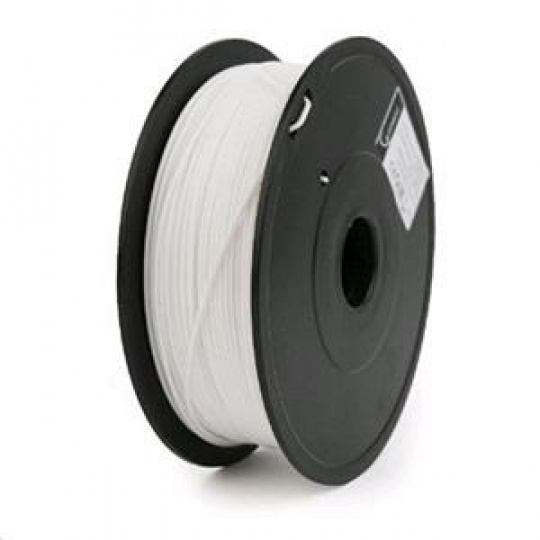 GEMBIRD, Tisková struna (filament) PLA PLUS, 1,75mm, 1kg, bílá