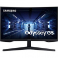 SAMSUNG MT LED LCD Gaming Monitor 32" Odyssey LS32CG552EUXEN -prohnutý, VA,1ms,165Hz,2560x1440,HDMI,Display Port