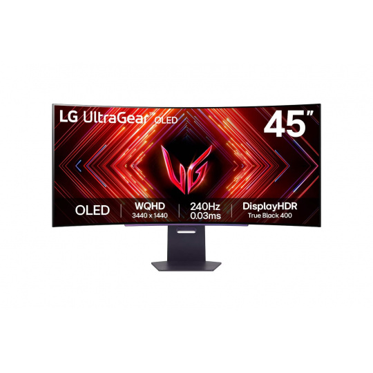 LG UltraGear/45GS95QE-B/44,5"/OLED/3440x1440/240Hz/0,03ms/Black/2R