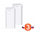 Tenda Nova MX21 Pro (2-pack) WiFi6E AXE5700 Mesh Gigabit system, 6x GLAN/GWAN, WPA3, VPN, CZ app