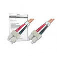 DIGITUS Fiber Optic Patch Cord, SC to SC, Multimode, OM1, 62.5/125 µ, Duplex Length 3m