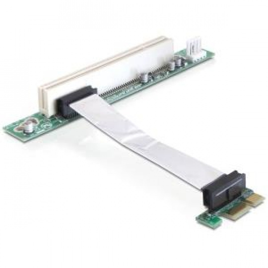 Delock Riser card PCI Express x1 > PCI 32Bit 5 V, kabel 9cm