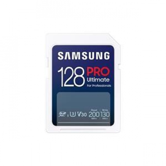 Samsung SDXC PRO ULTIMATE/SDXC/128GB/200MBps/UHS-I U3,V30