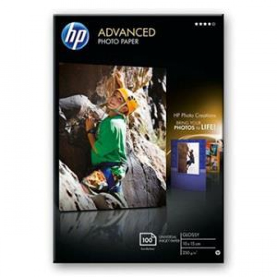 HP - Bundle Q8692A Advanced Photo Paper, Glossy, 10 x 15cm, bez okraj, 100 listů, (pro inkoustové tiskárny)