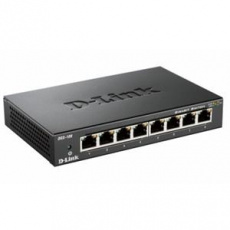 D-Link DGS-108/E 8-port 10/100/1000 Gigabit Metal Housing Desktop Switch