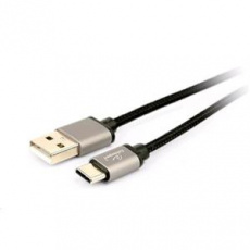 GEMBIRD CABLEXPERT Kabel USB 3.0 AM na Type-C kabel (AM/CM), 1,8m, opletený, černý, blister