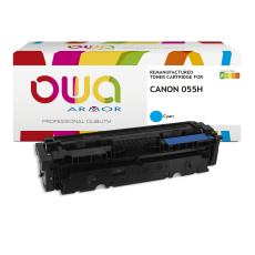 OWA Armor toner kompatibilní s Canon CRG-055H C, 5900st, modrá/cyan