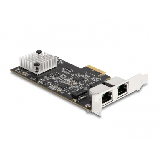 Delock PCI Express x2 karta na 2 x RJ45 5 Gigabit LAN