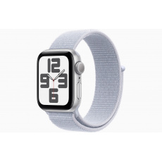 Apple Watch SE/44mm/Silver/Sport Band/Blue Cloud