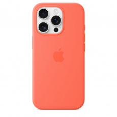 iPhone 16 Pro Silicone Case with MS - Tangerine