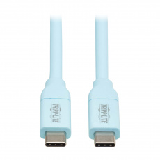 Tripplite Kabel USB-C(Samec/Samec),USB 2.0,Antibakteriální Safe-IT,ultra flexibilní,sv. modrá,1.83m