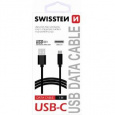 SWISSTEN DATA CABLE USB / USB-C 3.1 1,5M BLACK (7mm)