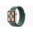 Apple Watch SE/40mm/Starlight/Sport Band/Lake Green