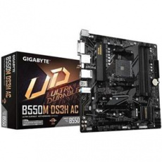 GIGABYTE MB Sc AM4 B550M DS3H AC, AMD B550, 4xDDR4, 1xHDMI, 1xDVI-D, Wifi