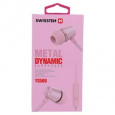 SWISSTEN SLUCHÁTKA EARBUDS DYNAMIC YS500 RŮŽOVO-ZLATÉ