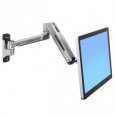 ERGOTRON LX HD Sit-Stand Wall Mount LCD Arm, Polished, velmi flexibilní rameno na zeď až 49"