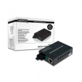 DIGITUS Media Converter, Multimode, 10/100Base-TX to 100Base-FX, Incl. PSU ST connector, Up to 2km