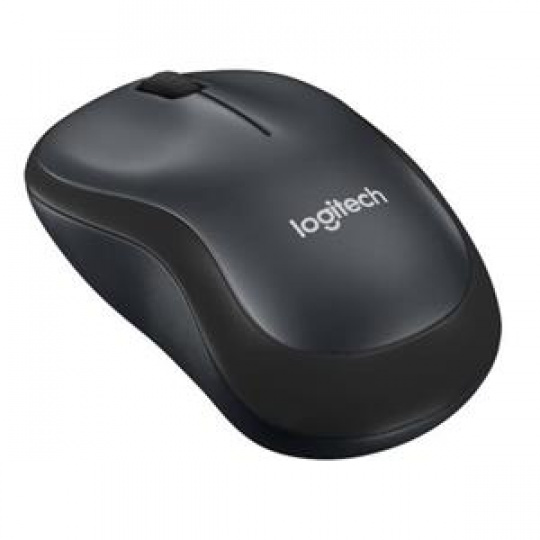 Logitech myš Wireless M220 Silent, optická, bezdrátová, 3 tlačítka, černá, 1000dpi