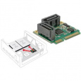 Delock Mini PCIe I/O PCIe half size 2 x SATA 6 Gb/s