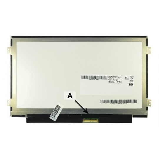 2-Power náhradní LCD panel pro notebook 10.1'' WSVGA 1024x600 LED lesklý 40pin