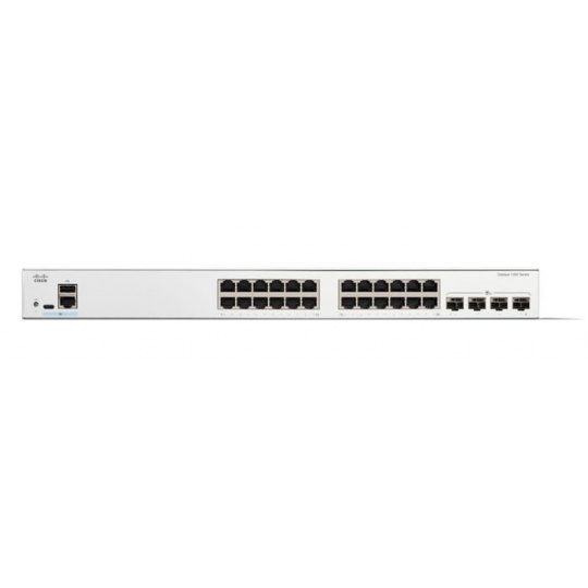 Cisco Catalyst switch C1300-24P-4G (24xGbE,4xSFP,24xPoE+,195W,fanless) - REFRESH