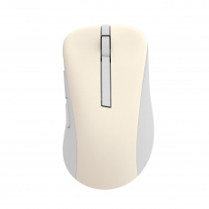 ASUS Wireless Mouse MD102/Kancelářská/Optická/Pro praváky/1 600 DPI/USB+BT/Béžová