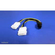 AKASA - 4-pin Molex na 6-pin ATX PCIex adaptér