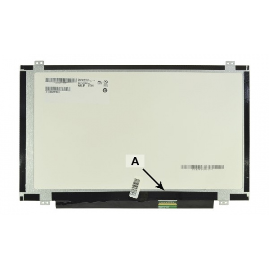 2-Power náhradní LCD panel pro notebook 14.0 WXGA HD 1366x768 LED lesklý 40pin