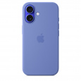 iPhone 16 Silicone Case with MS - Periwinkle