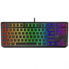 Endorfy herní klávesnice Thock TKL Pudd.Kailh BL RGB /USB/ blue sw. / drátová / mechanická / US layout / černá RGB