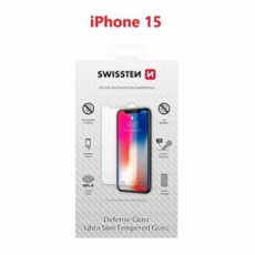 SWISSTEN OCHRANNÉ TEMPEROVANÉ SKLO PRO APPLE IPHONE 15 RE 2,5D