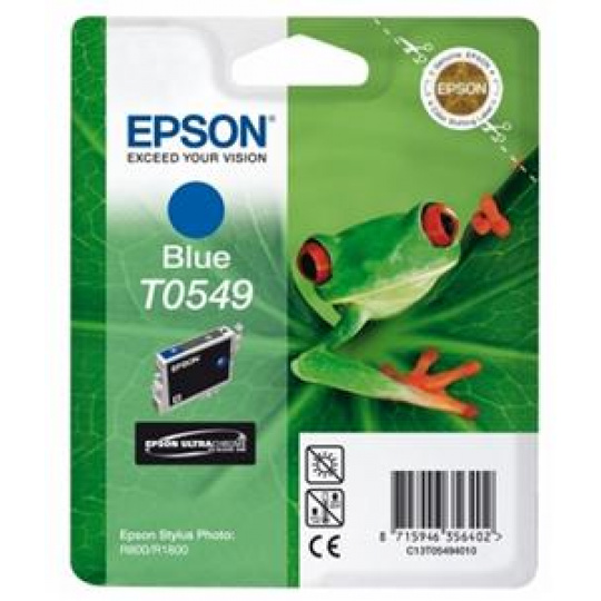 EPSON SP R800 Blue Ink Cartridge T0549