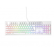 Genesis herní mechanická klávesnice THOR 303/RGB/Outemu Brown/Drátová USB/US layout/Bílá