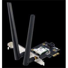 ASUS PCE-AX1800 Dual Band PCI-E WiFi 6 (802.11ax). Bluetooth 5.2, zabezpečení sítě WPA3, OFDMA a MU-MIMO