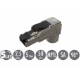 Konektor MPTL 90° RJ45 CAT5E STP samořezný SXRJ45-5E-STP-BK-SA-U