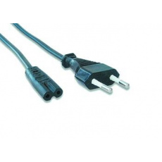 GEMBIRD Kabel síťový  1,8m VDE 220/230V napájecí notebook 2 pin