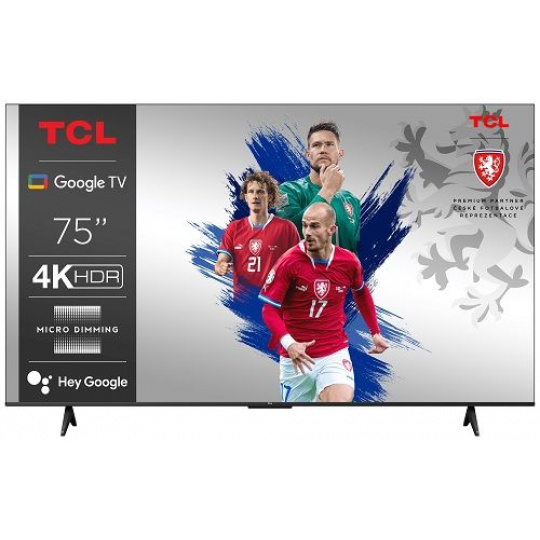 TCL 75V6B SMART TV 75" LED/4K UHD/Direct LED/3xHDMI/2xUSB/LAN/GoogleTV