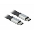 Delock FPC plochý stuhový kabel, USB Type-C™ na Lightning™ pro iPhone™, iPad™ a iPod™, 13 cm