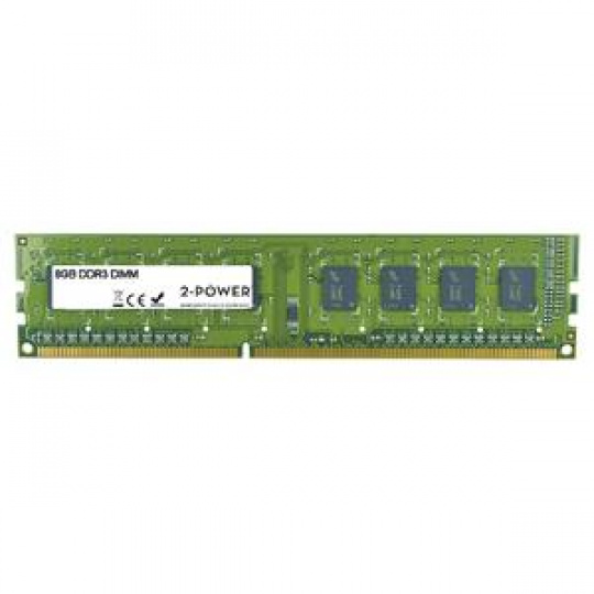 2-Power 8GB MultiSpeed 1066/1333/1600 MHz DDR3 Non-ECC DIMM 2Rx8 ( DOŽIVOTNÍ ZÁRUKA )