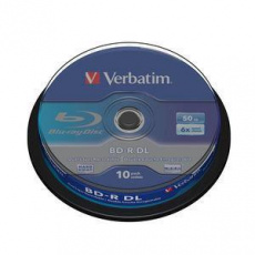 VERBATIM BD-R DL 50GB, 6x, spindle 10 ks